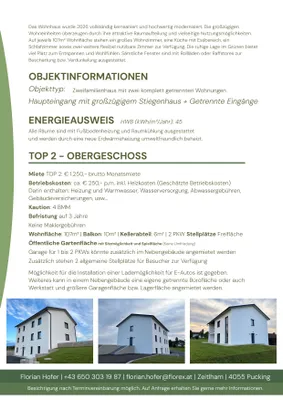 4-Zimmer-Wohnung mieten in Linz Land – 107 m², € 1.490 – Bild 2 von 5