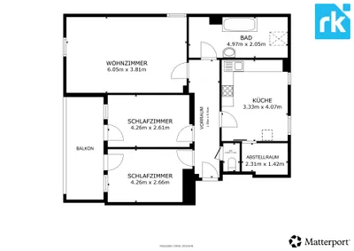 3-Zimmer-Wohnung mieten in Oberwart – 70 m², € 760 – Bild 16 von 16