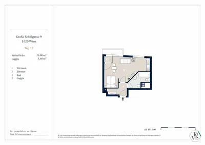 1-Zimmer-Wohnung kaufen in Wien – 28,94 m², € 285.000 – Bild 13 von 13