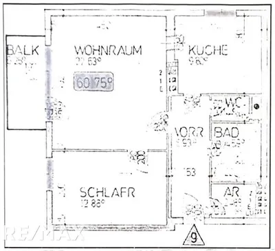 2-Zimmer-Wohnung kaufen in Baden – 60,75 m², € 195.000 – Bild 13 von 13