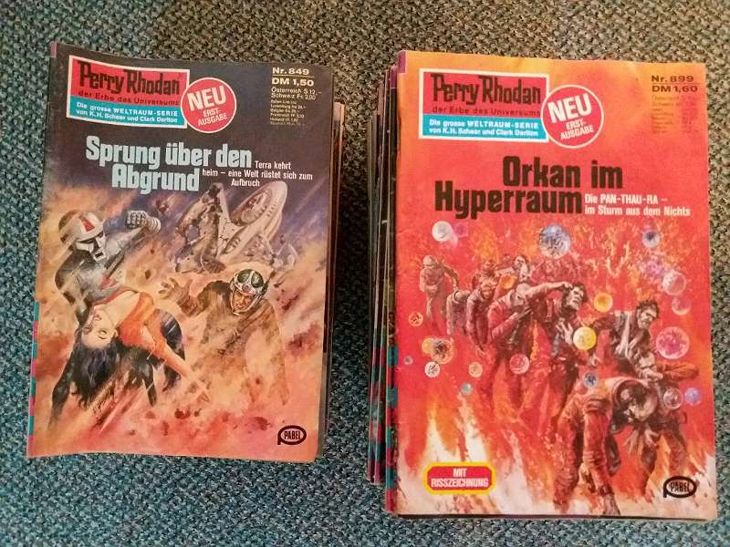 Perry Rhodan Hefte komplett outlet von Nr. 93 bis 1199