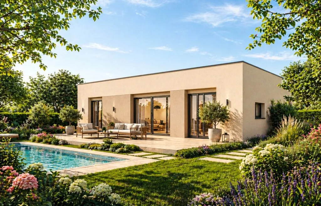 Ziegelmassiv-Bungalow TREND ab 98 m² Wohnfläche in Kematen am Innbach! - Ansicht 2