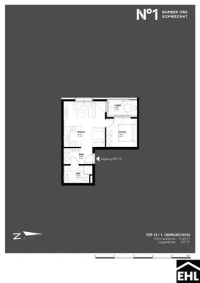 2-Zimmer-Wohnung kaufen in Bruck an der Leitha – 41,34 m², € 206.500 – Bild 11 von 11