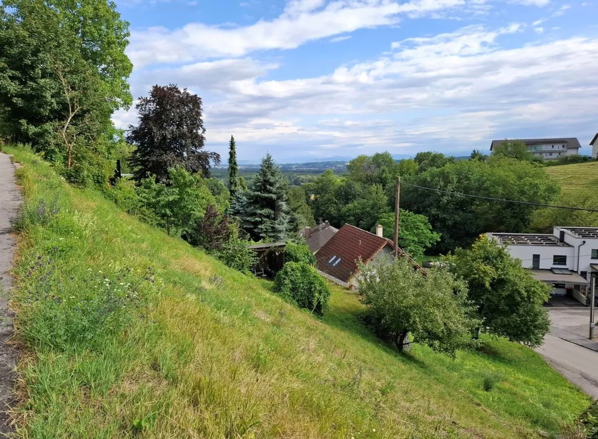 BAUGRUNDSTÜCK IN STEYREGG ? RUHIGE HANGLAGE MIT ENTWICKLUNGSPOTENZIAL – pohled 3
