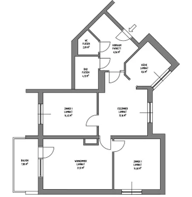 4-Zimmer-Wohnung kaufen in Hartberg-Fürstenfeld – 85 m², € 179.000 – Bild 14 von 14