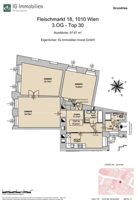 3-Zimmer-Wohnung mieten in Wien – 97,67 m², € 1.984 – Bild 10 von 11