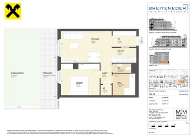 2-Zimmer-Wohnung kaufen in Korneuburg – 53,5 m², € 342.400 – Bild 8 von 8