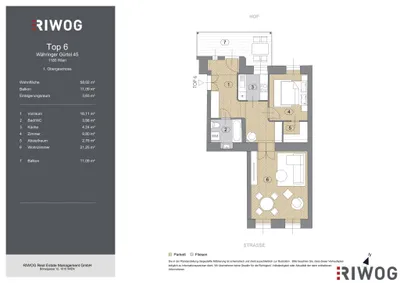 2-Zimmer-Wohnung kaufen in Wien – 58,9 m², € 360.000 – Bild 32 von 32