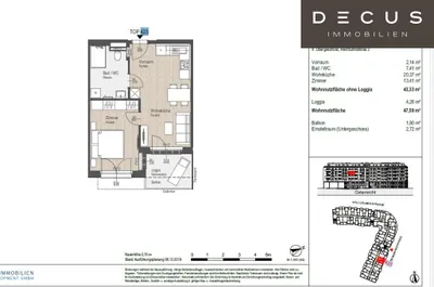 2-Zimmer-Wohnung mieten in Sankt Pölten – 43,33 m², € 808 – Bild 9 von 9