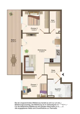 3-Zimmer-Wohnung mieten in Reutte – 74,33 m², € 1.366 – Bild 20 von 20