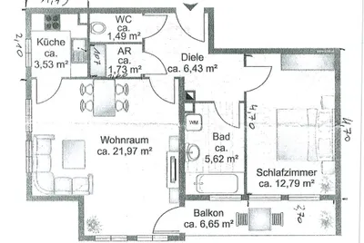 2-Zimmer-Wohnung mieten in Hallein – 53,56 m², € 860 – Bild 8 von 8