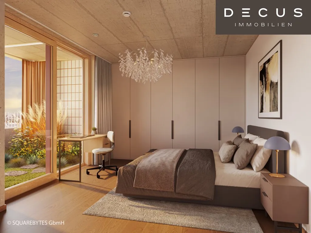 | VIER ZIMMER | BALKON | UNIKAT FÜR FREIGEISTER | EIGENNUTZER | BF 14B | VILLAGE IM DRITTEN | FERTIGSTELLUNG 2027 - View 3