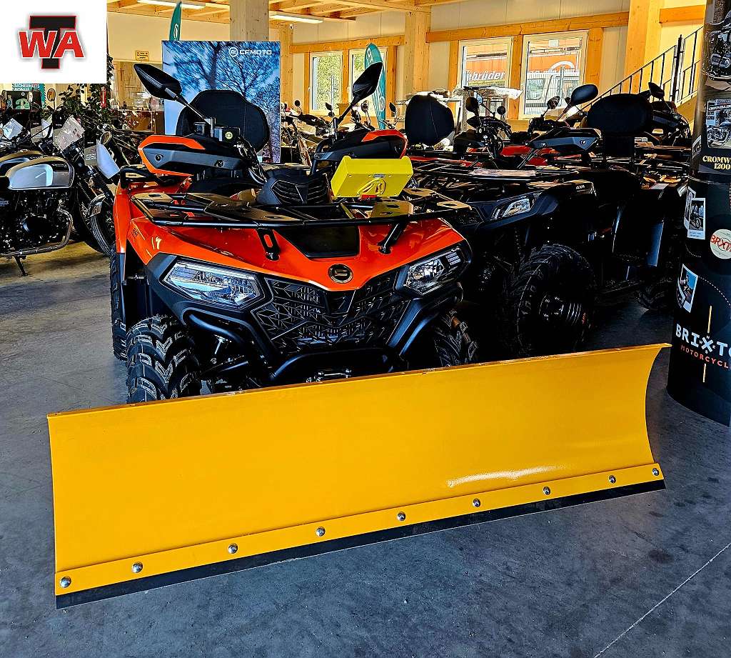 CF-Moto CForce 450 DLX 4x4 EPS !! ABS !! inkl. Profi Schneeschild 150cm & APV WD 40 Salz Stre...