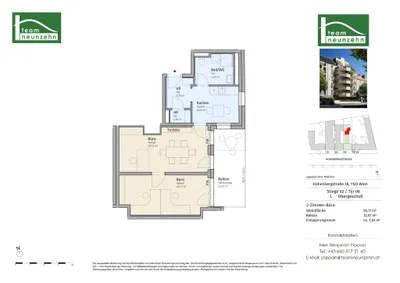 2-Zimmer-Gewerbeimmobilie kaufen in Wien – 55,11 m², € 266.000 – Bild 16 von 16
