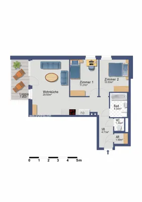 3-Zimmer-Wohnung mieten in Wiener Neustadt – 63 m², € 825 – Bild 10 von 10