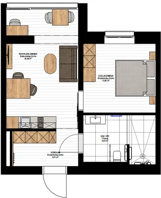 2-Zimmer-Wohnung mieten in Urfahr-Umgebung – 48 m² – Bild 2 von 11