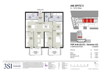 4-Zimmer-Wohnung kaufen in Wien – 102,82 m², € 686.900 – Bild 7 von 7