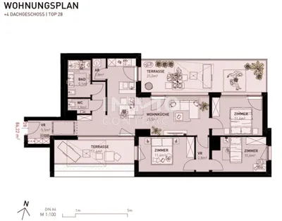4-Zimmer-Wohnung kaufen in Wien – 86,22 m², € 669.500 – Bild 7 von 7