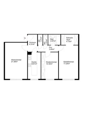 3-Zimmer-Wohnung kaufen in Wien – 79 m², € 365.000 – Bild 8 von 8