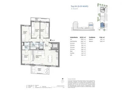 5-Zimmer-Wohnung kaufen in Wien – 107,72 m², € 1.390.000 – Bild 13 von 13