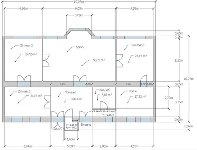 5-Zimmer-Wohnung mieten in Wien – 172 m², € 3.005 – Bild 4 von 9