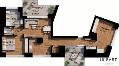 3-Zimmer-Wohnung kaufen in Wien – 76,6 m², € 535.215 – Bild 8 von 8