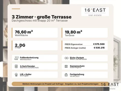 3-Zimmer-Wohnung kaufen in Wien – 76,6 m², € 535.215 – Bild 4 von 8