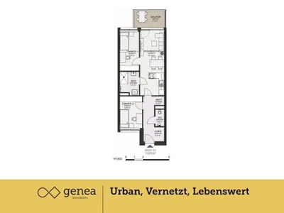 3-Zimmer-Wohnung mieten in Graz – 55,33 m², € 815 – Bild 2 von 28