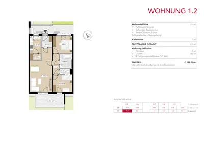 43-Zimmer-Wohnung kaufen in Murtal – 74 m², € 198.086 – Bild 2 von 10