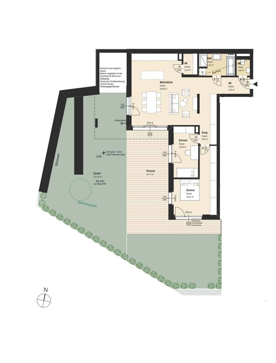 Seensüchte zum Greifen nah - Wohnung mit privatem Seezugang - 21lakes - Ansicht 2