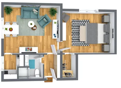 2-Zimmer-Wohnung mieten in Spittal an der Drau – 45 m², € 649 – Bild 2 von 4