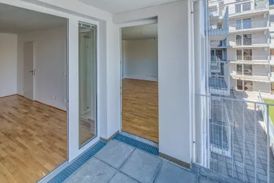2-Zimmer-Neubauwohnung mit 6 m² Balkon - Hofruhelage – Bild 2