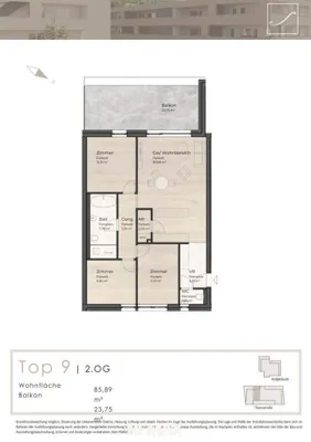 4-Zimmer-Wohnung kaufen in Linz Land – 85,89 m², € 499.000 – Bild 11 von 11