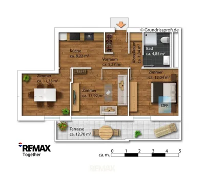 3-Zimmer-Wohnung kaufen in Wien – 56,98 m², € 349.000 – Bild 32 von 33
