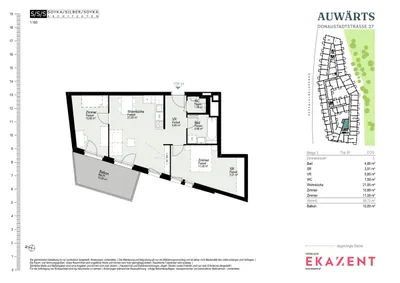 3-Zimmer-Wohnung mieten in Wien – 59,72 m², € 1.620 – Bild 8 von 8