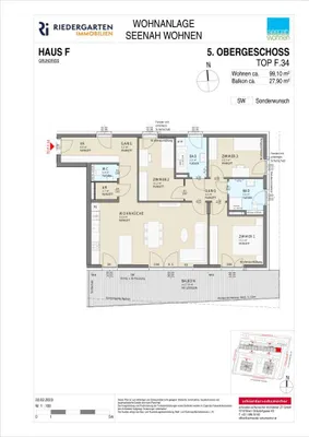 4-Zimmer-Wohnung kaufen in Klagenfurt – 99,1 m², € 555.000 – Bild 7 von 7