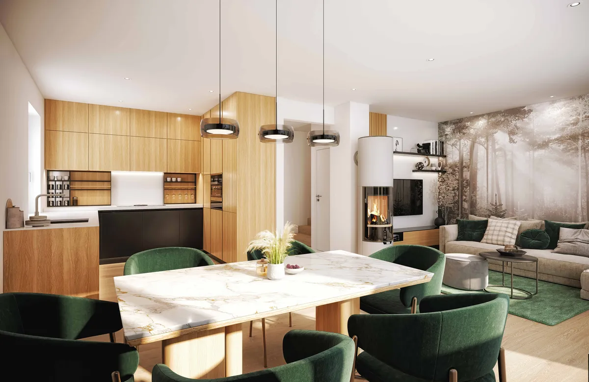 Neubau-Doppelhaushälften in sonniger Ruhelage - schlüsselfertig, komfortabel, familienfreundlich - Ansicht 3
