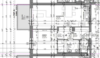 2-Zimmer-Wohnung mieten in Krems Land – 58,25 m², € 629 – Bild 2 von 2