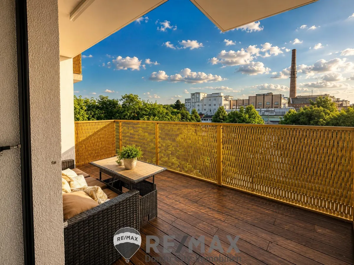 "Moderne 3-Zimmer-Wohnung mit Balkon, Klimaanlage und Rooftop-Pool!" – pohled 2