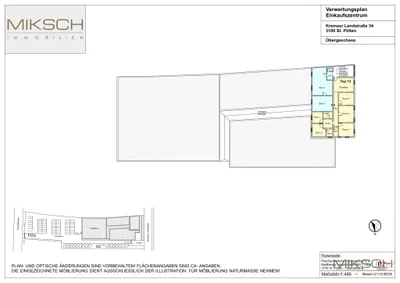 2-Zimmer-Gewerbeimmobilie mieten in Sankt Pölten – 60 m², € 683 – Bild 8 von 8