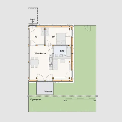 2-Zimmer-Wohnung mieten in Scheibbs – 60,5 m², € 955 – Bild 7 von 7