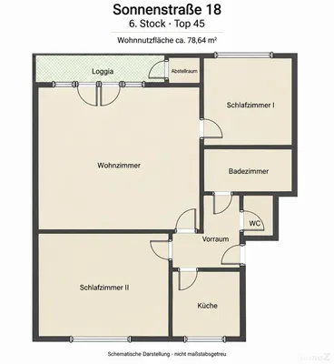 3-Zimmer-Wohnung mieten in Graz – 78,64 m², € 1.138 – Bild 2 von 31