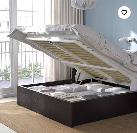 Ikea Bett Malm mit Aufbewahrung Schwarz zerlegt,  100,- (1030 Wien) -  willhaben