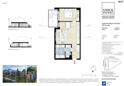 2-Zimmer-Wohnung kaufen in Wien – 54,26 m², € 479.000 – Bild 10 von 11