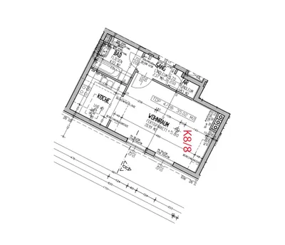 1-Zimmer-Wohnung mieten in Hollabrunn – 35,02 m², € 322 – Bild 2 von 4