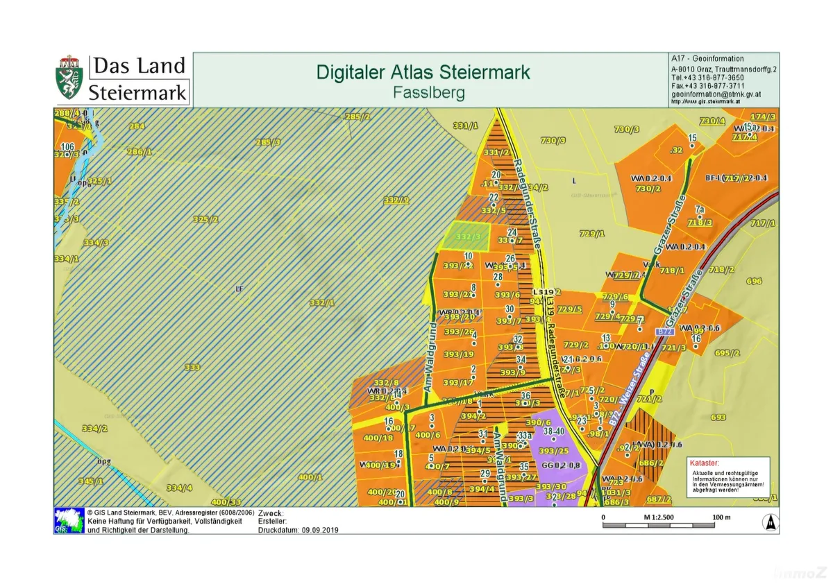 Baugrund nahe Graz -Mariatrost / 995m² /3 Wohneinheiten bereits genehmigt