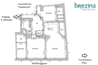 4-Zimmer-Wohnung mieten in Wien – 183,79 m², € 3.498 – Bild 30 von 30