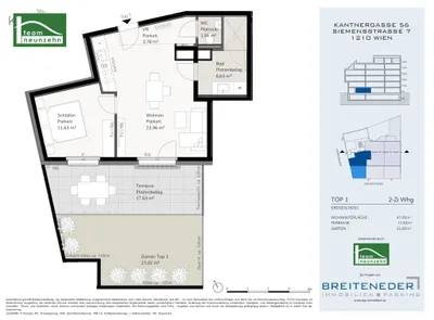Immobilie kaufen in Wien – 47,55 m², € 299.000 – Bild 17 von 17