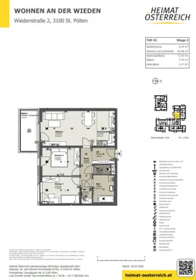 3-Zimmer-Wohnung mieten in Sankt Pölten – 71,42 m², € 903 – Bild 11 von 13