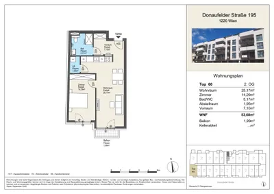2-Zimmer-Wohnung kaufen in Wien – 53,68 m², € 299.000 – Bild 11 von 11